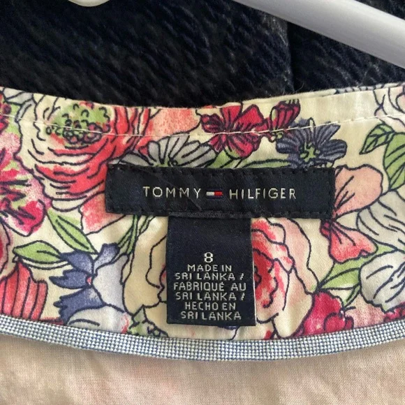 Tommy Hilfiger Pink and Purple Floral Mini Dress - Picture 2 of 3